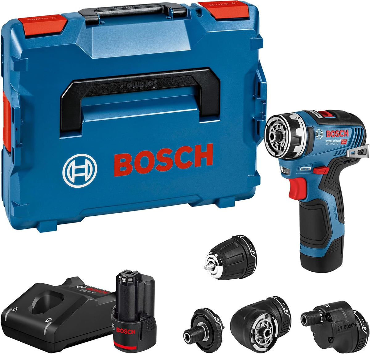 Wiertarki i wkrętaki, Bosch Professional, 12 V, 3.0 Ah, Niebieski/Czarny/Czerwony