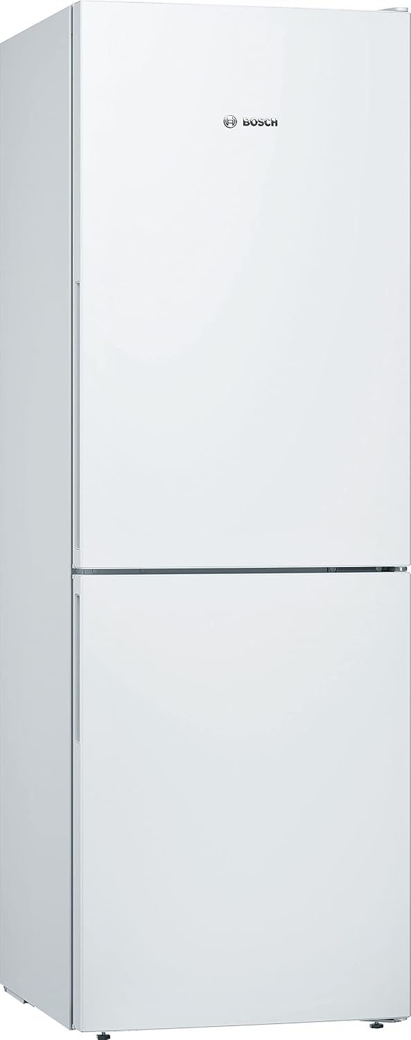 Bosch, Lodówka, KGV33VWEAS, 176 x 60 cm, 195 l, Biały, oświetlenie LED