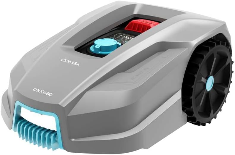 Kosiarki automatyczne, Cecotec, 60 mm, 55 dB, Szary/Niebieski, ochrona UV