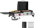 Royal Gourmet, Grille na propan, PD1305H, 000 BTU, 405 m, 4,5 kg, Srebrny/Czarny, funkcja grilla, 3 w 1