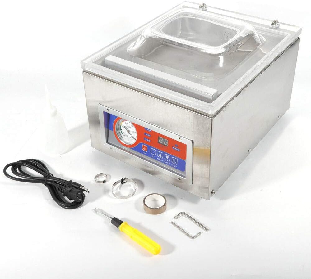 WUPYI2018, Pakowarki próżniowe, 5.5 l, 260 mm, 220 V, Srebrny