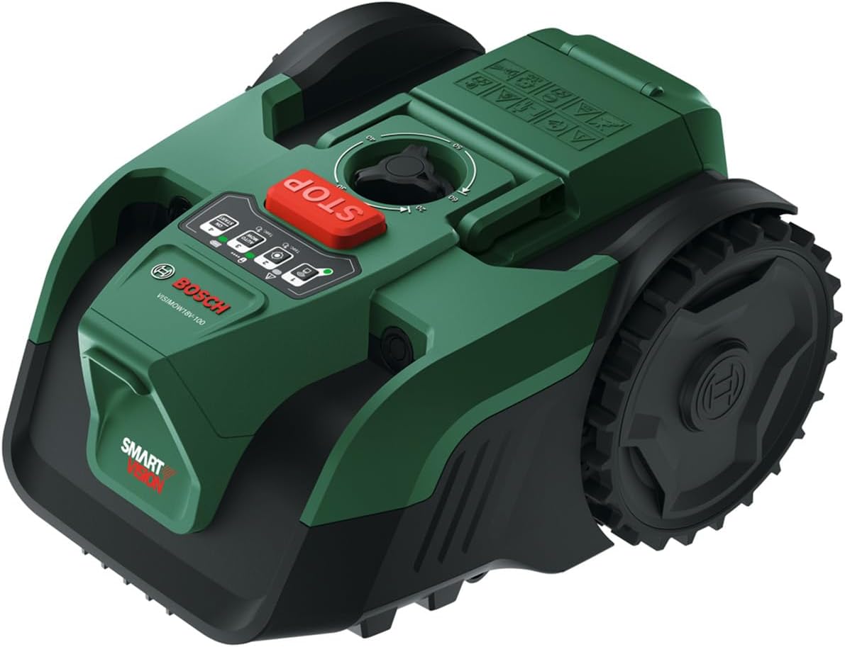 Bosch, Kosiarki automatyczne, VISIMOW18V-100, 100 m, Zielony/Czarny