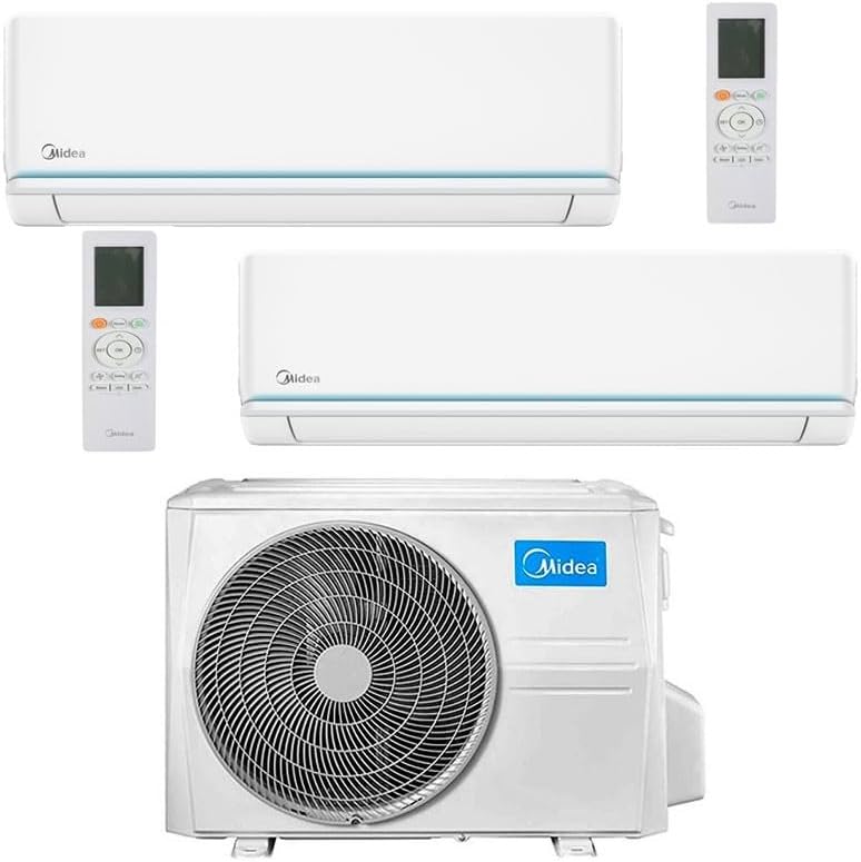 Midea, Klimatyzator, R32, 1 W, Biały, filtr HEPA