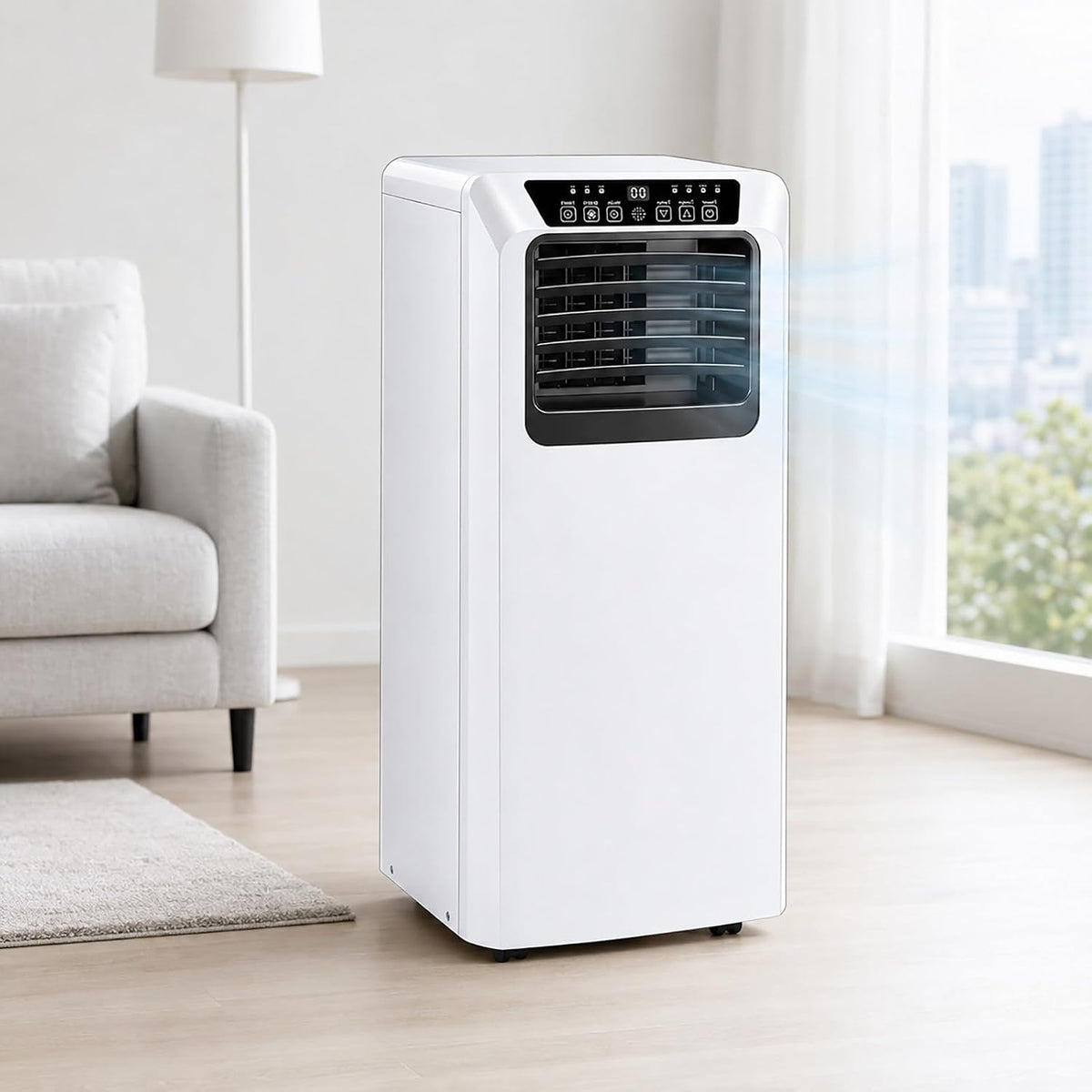 Klimatyzator przenośny, Beachtiful, 50 dB, 20 m, 9000 BTU, Biały, 3 w 1