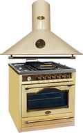 Kaiser, Piekarniki, 90 cm, 115 l, 4,5 kW, Kość Słoniowa, stal nierdzewna, samoczyszczenie, funkcja grilla