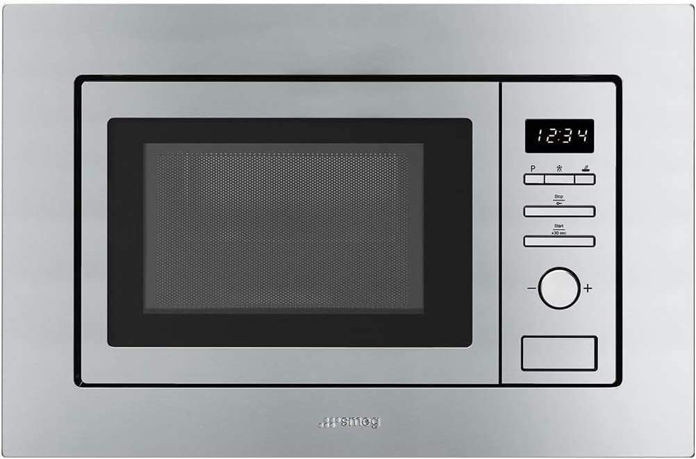 Smeg, Tylko funkcja mikrofal, FMI020X, Srebrny/Czarny