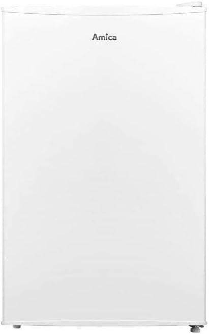 Amica, Lodówka, 151 W, 86,4 cm, Biały, 1 szuflad, oświetlenie LED