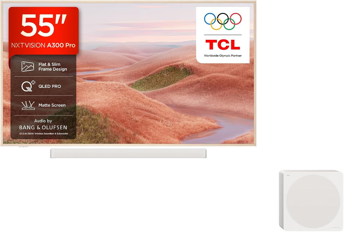 Telewizor Smart TV, 55A300, TCL, 139 cm, Czarny