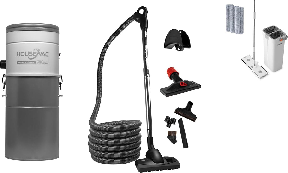 HouseVac, Odkurzacz, HV-700ST, 7.5 m, 700 AirWatt, Szary/Czarny