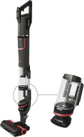Hoover, Odkurzacz, 120 m, 2 W, Czarny/Szary/Czerwony, oświetlenie LED, praca bezprzewodowa, 2 w 1