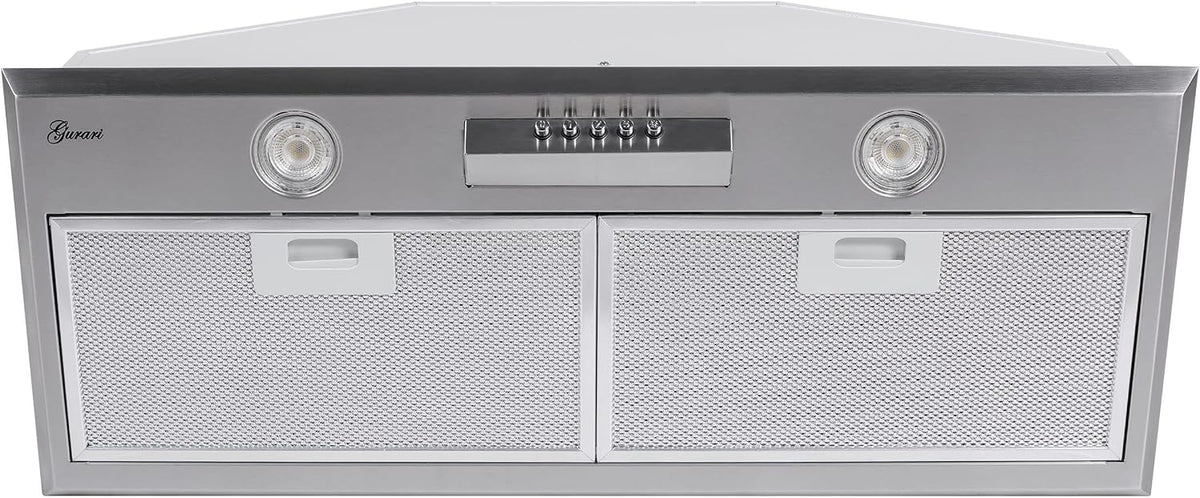 Gurari, Okap kuchenny, 70 cm, 3 W, Srebrny, stal nierdzewna, oświetlenie LED