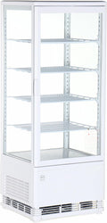 METRO Professional, Witryny chłodnicze, GGC2098, 6 x 111 cm, 98 l, 20 kg, Biały, oświetlenie LED