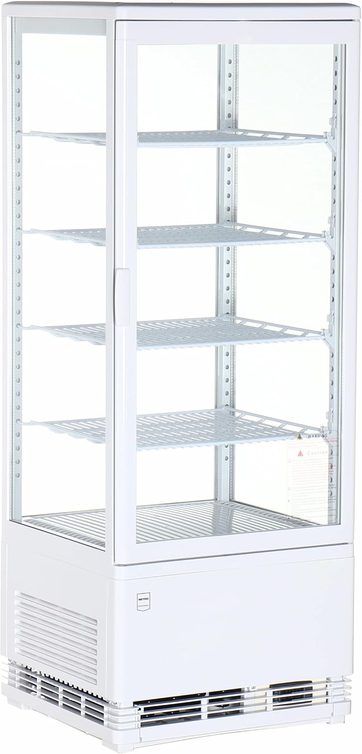 METRO Professional, Witryny chłodnicze, GGC2098, 6 x 111 cm, 98 l, 20 kg, Biały, oświetlenie LED