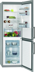 AEG, Lodówka, 226 l, 5 cm, Srebrny, stal nierdzewna, No Frost