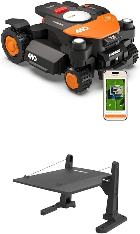 WORX, Kosiarki automatyczne, WR340E, 600 m, Czarny/Pomarańczowy