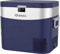 Lodówka, B BINGI, 22 l, 24 V, 45 cm, Granatowy/Srebrny, oświetlenie LED, kompresor, automatyczne wyłączanie