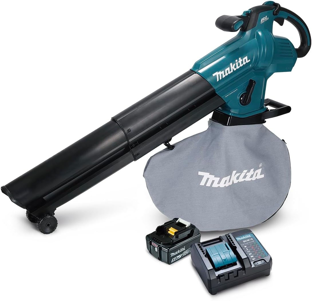 Makita, Odkurzacz, DUB187T001, 18 V, 0 Ah, 5.0 Ah, Czarny