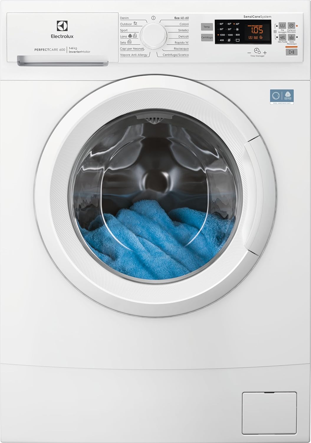 Electrolux, Pralka, 6,0 kg, Biały