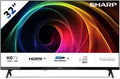 Sharp, Telewizor Smart TV, DVB-T/T2, 32 cali, Czarny, oświetlenie LED, USB