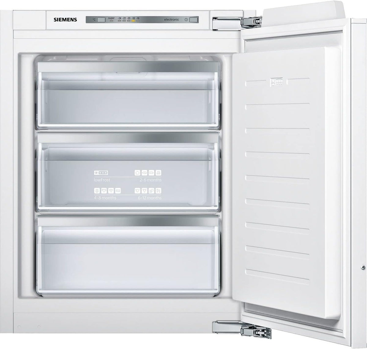 Zamrażarka, GI11VAFE0, SIEMENS, 72 l, 2 cm, Biały, oświetlenie LED