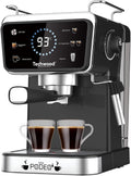 Techwood, Ekspresy do kawy na jedną filiżankę, 1386EXN, 20 bar, 1.5 l, 20 V, Czarny