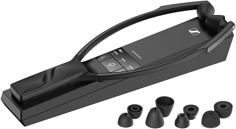 Sennheiser, Telewizor Smart TV, Czarny, praca bezprzewodowa