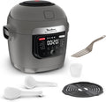 Moulinex, Frytkownice beztłuszczowe, YY5553FB, 6 l, Szary, funkcja grilla