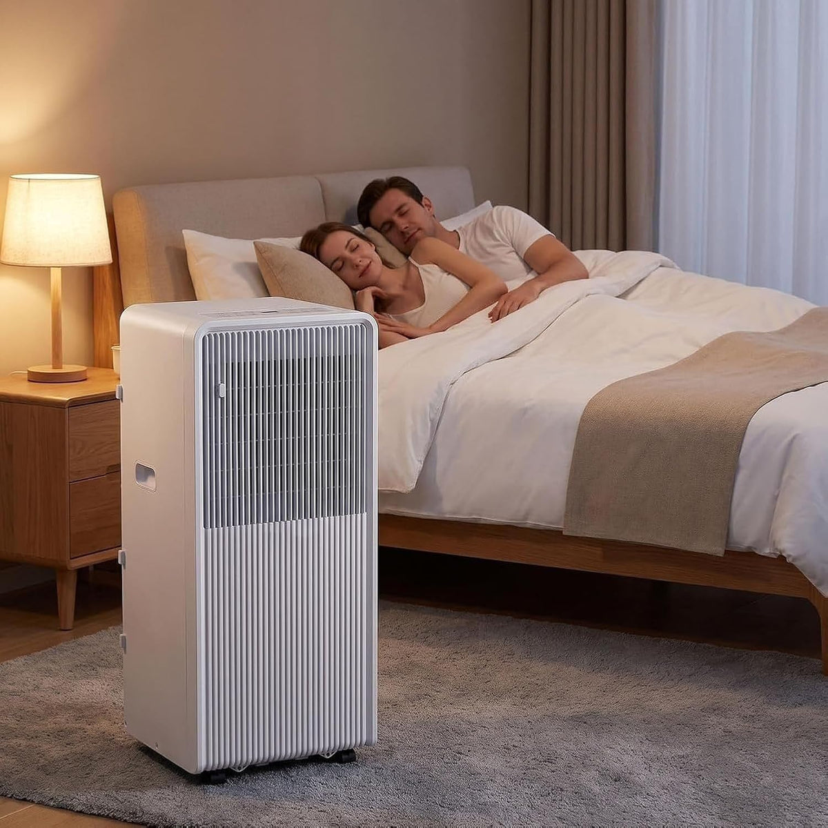 HURUMA, Klimatyzator przenośny, 10000 Btu, Biały