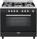 GLEM, Kuchenki z piekarnikiem, GE960CVBK2, 104 l, 3.8 kW, Czarny, samoczyszczenie