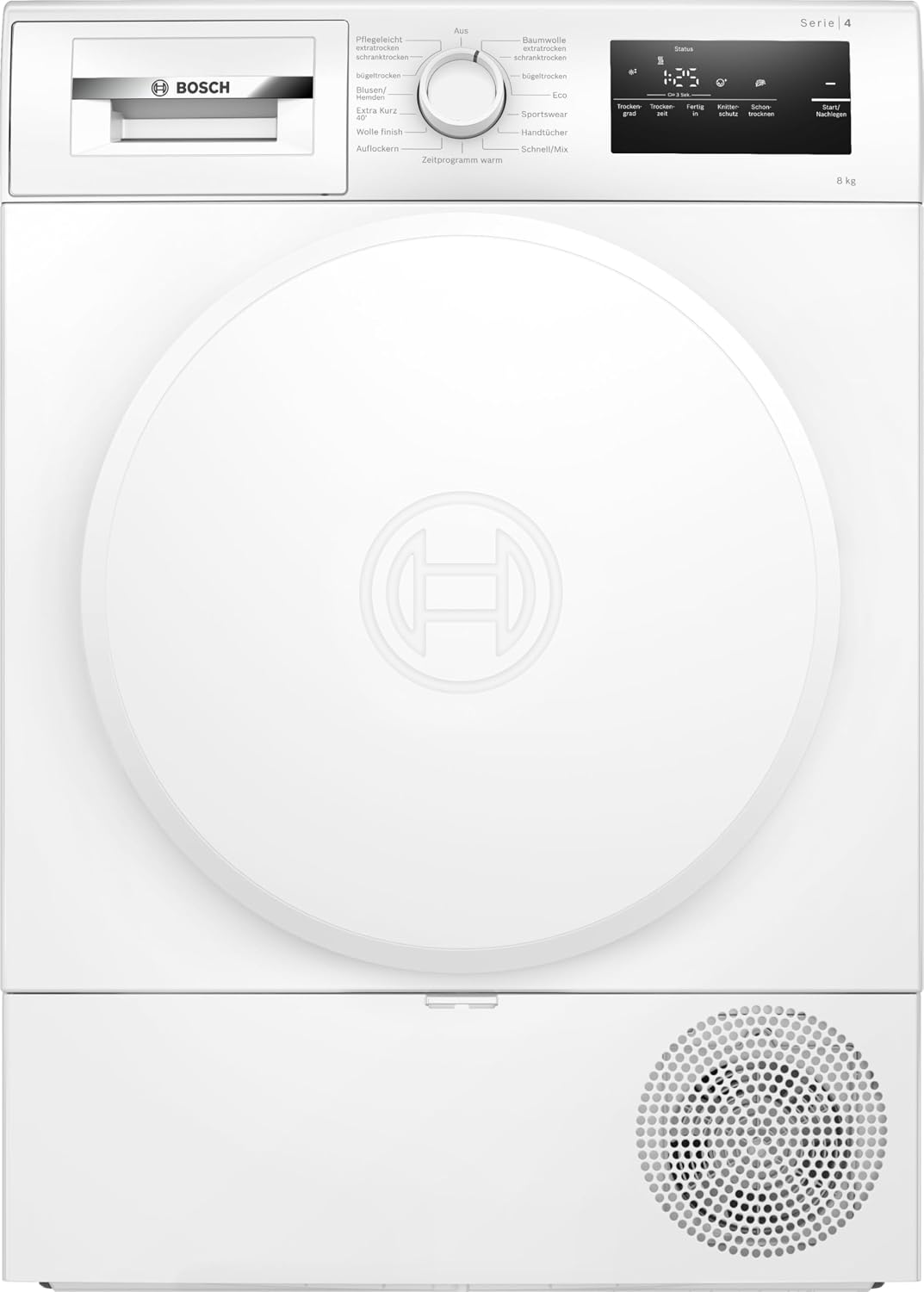 Bosch, Suszarki kondensacyjne, WTH83VV4, 8 kg, Biały