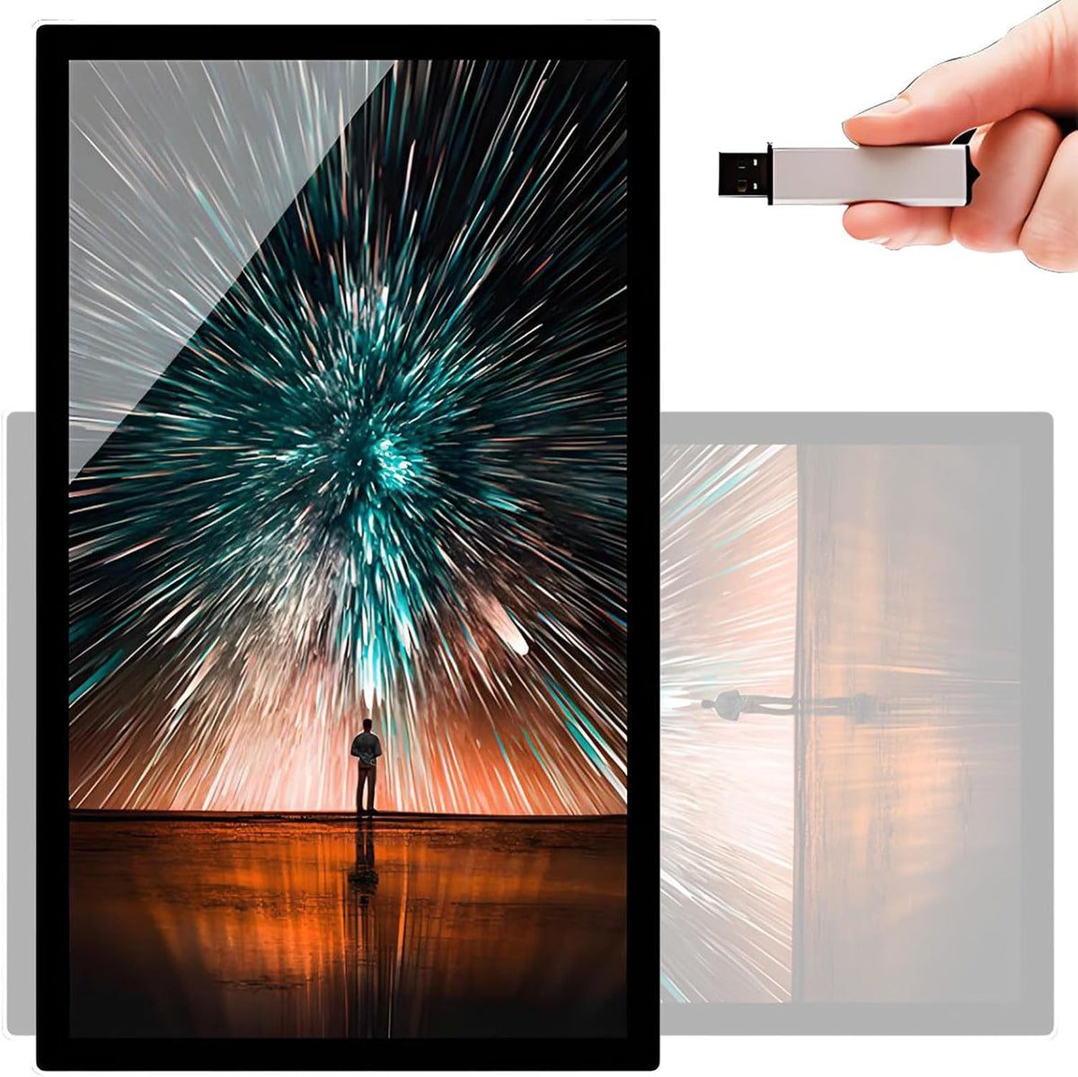 DPQYJPP, Monitory komputerowe, 110 mm, 5,5 kg, Czarny, USB