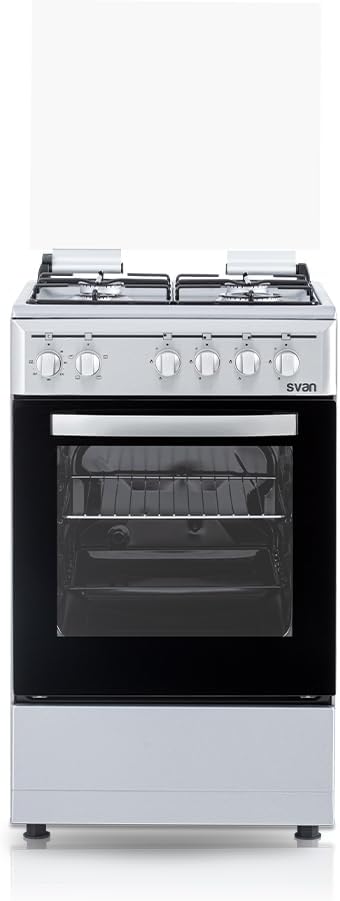 SVAN, Kuchenki z piekarnikiem, SKM4501X, 48 l, Srebrny, stal nierdzewna