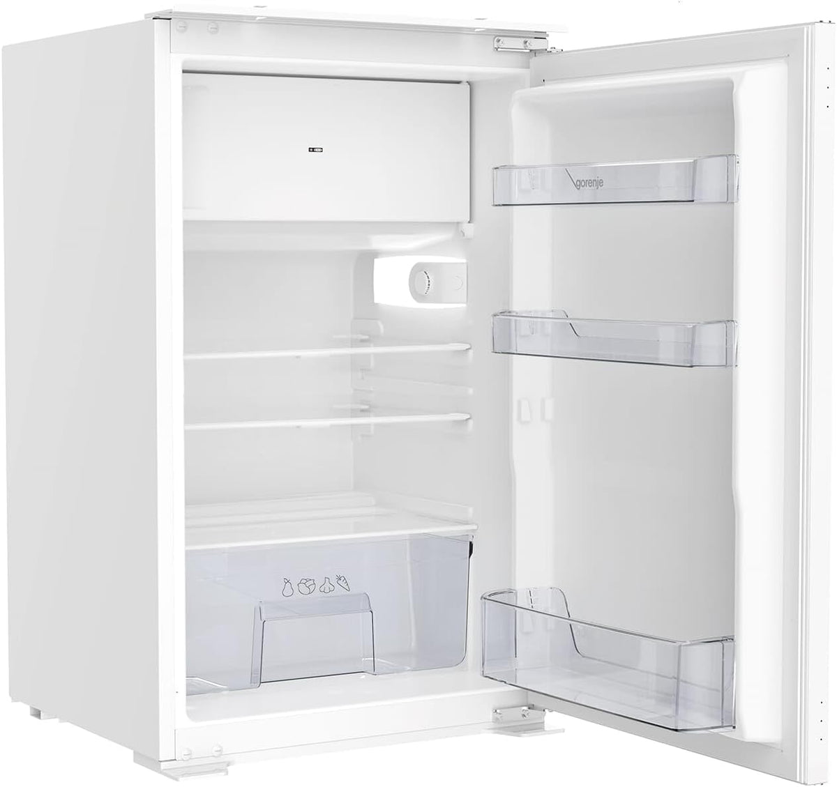 Gorenje, Lodówka, RBI409EP1, 104 l, 88 x 59 x 59 cm, 39 dB, Biały, oświetlenie LED