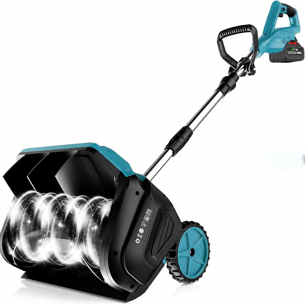 Snowhutting, GLWABOMARS, 800 W, 21 V, 1100 × 520 × 1100 mm, Czarny, praca bezprzewodowa
