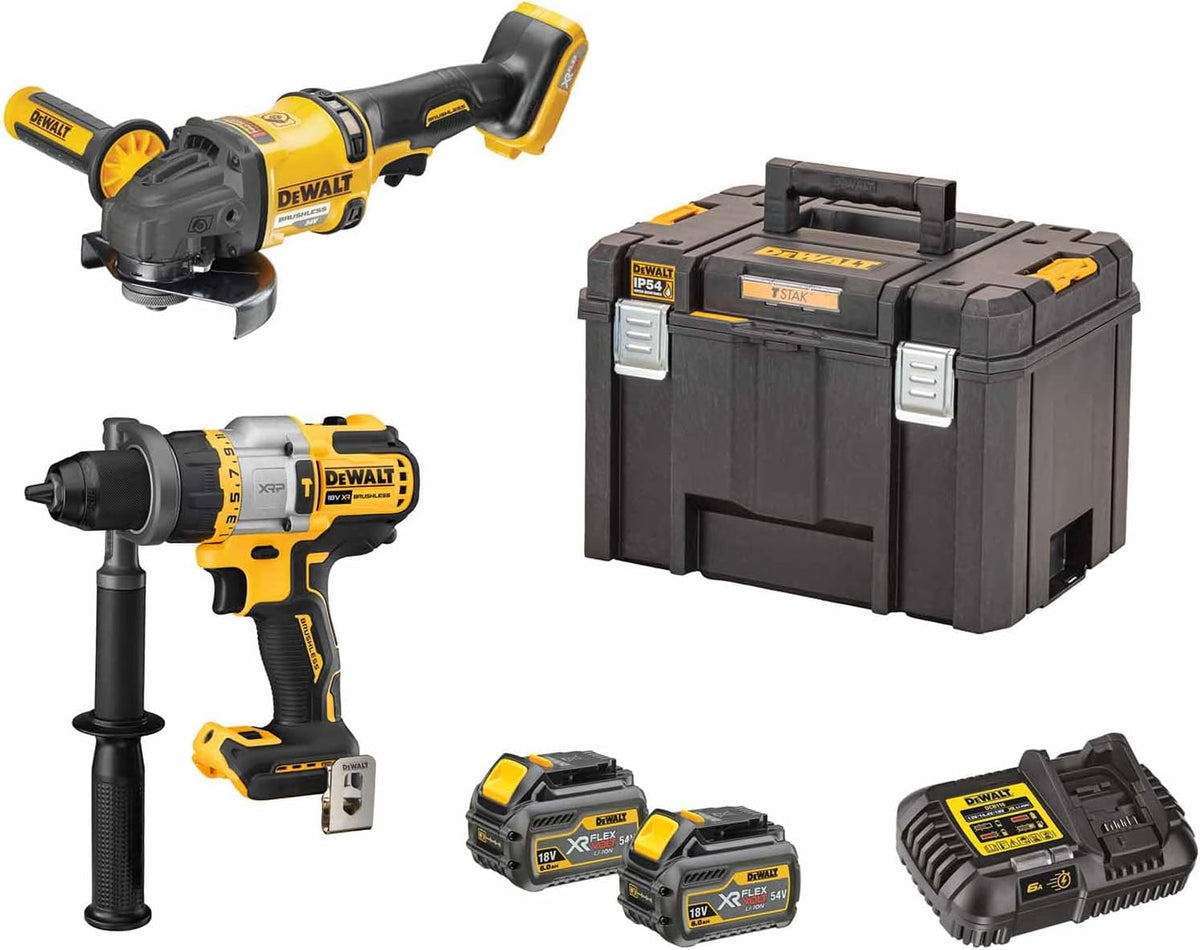 Wiertarki i wkrętaki, DCK2016T2T-QW, DEWALT, Czarny/Żółty