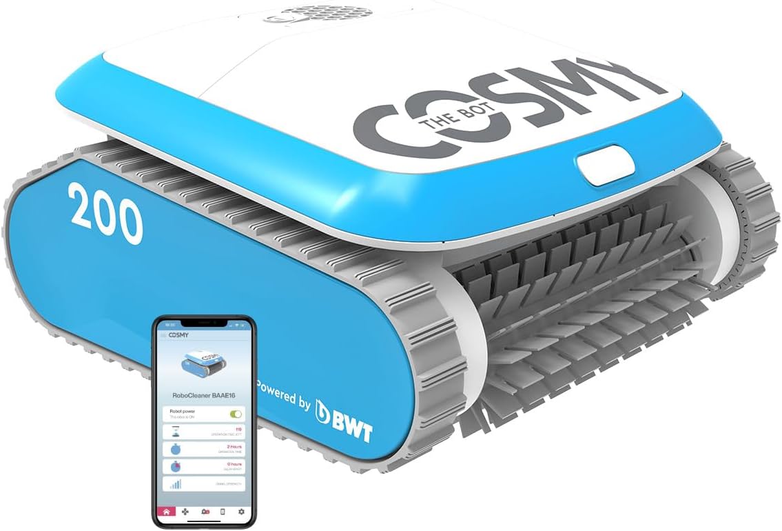 BWT, Roboty czyszczące, 10 m, 800 g, Biały/Niebieski, Bluetooth