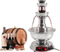 JIANGSS, Fontanny i fondue z czekolady, 110 V, 1.5 l, 63 cm, Brązowy, stal nierdzewna