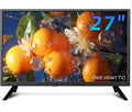 ZOSHING, Telewizor Smart TV, DC-12, 27 cali, 12 V, Czarny, oświetlenie LED, USB