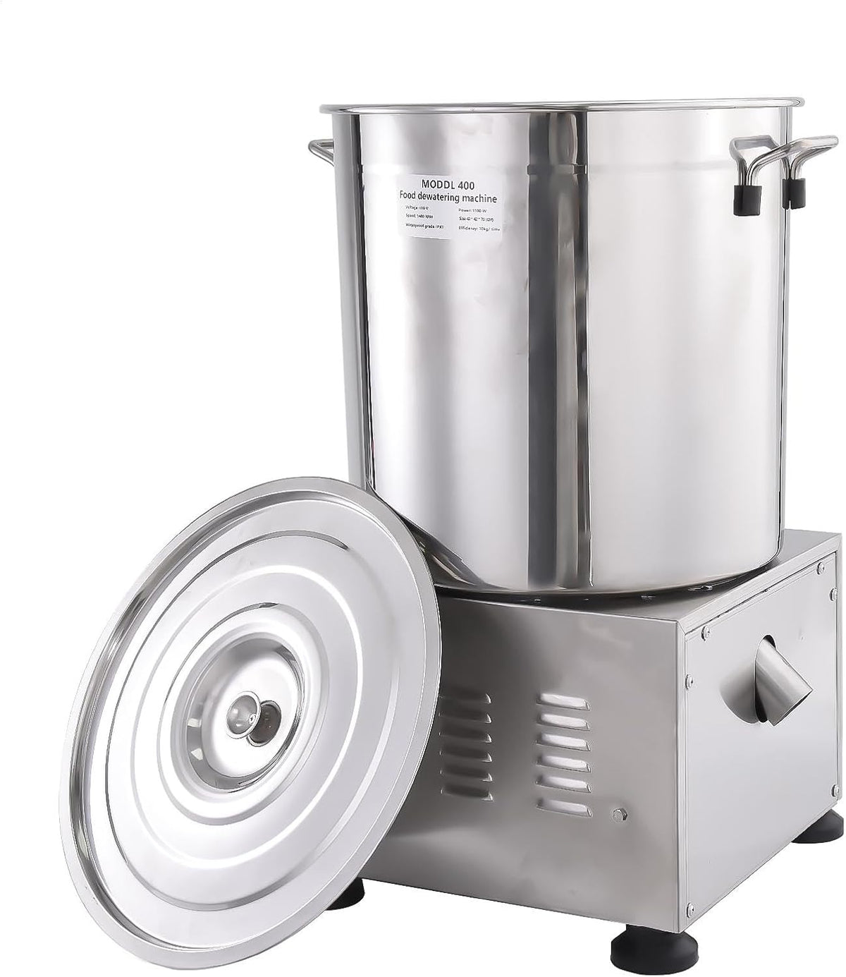 Marszczoty do sald, Wezalget, 15 l, 9 cm, 110 V, Srebrny, stal nierdzewna