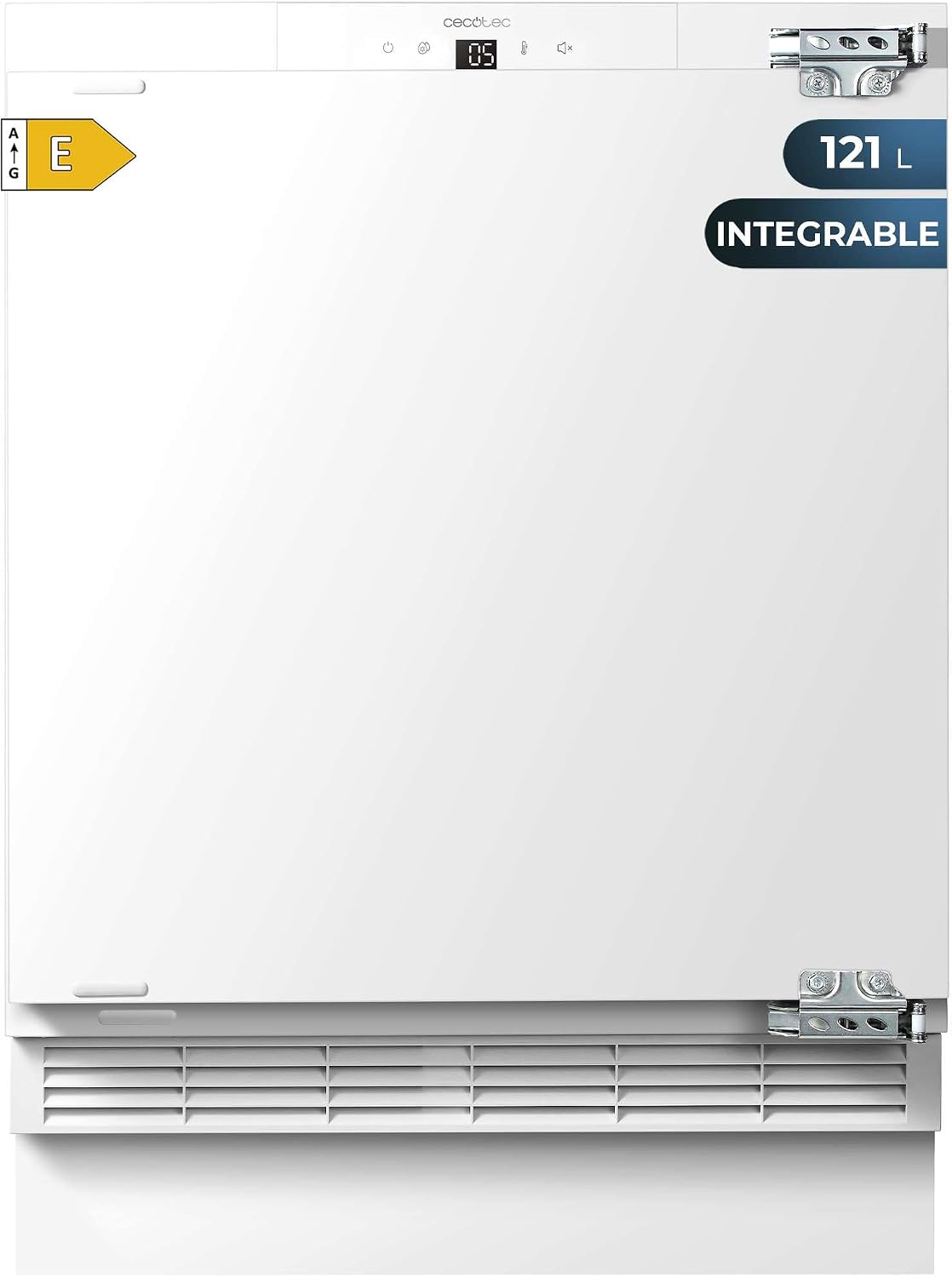 Cecotec, Minilodówka, 121 l, 8 cm, 39 dB, Biały, oświetlenie LED