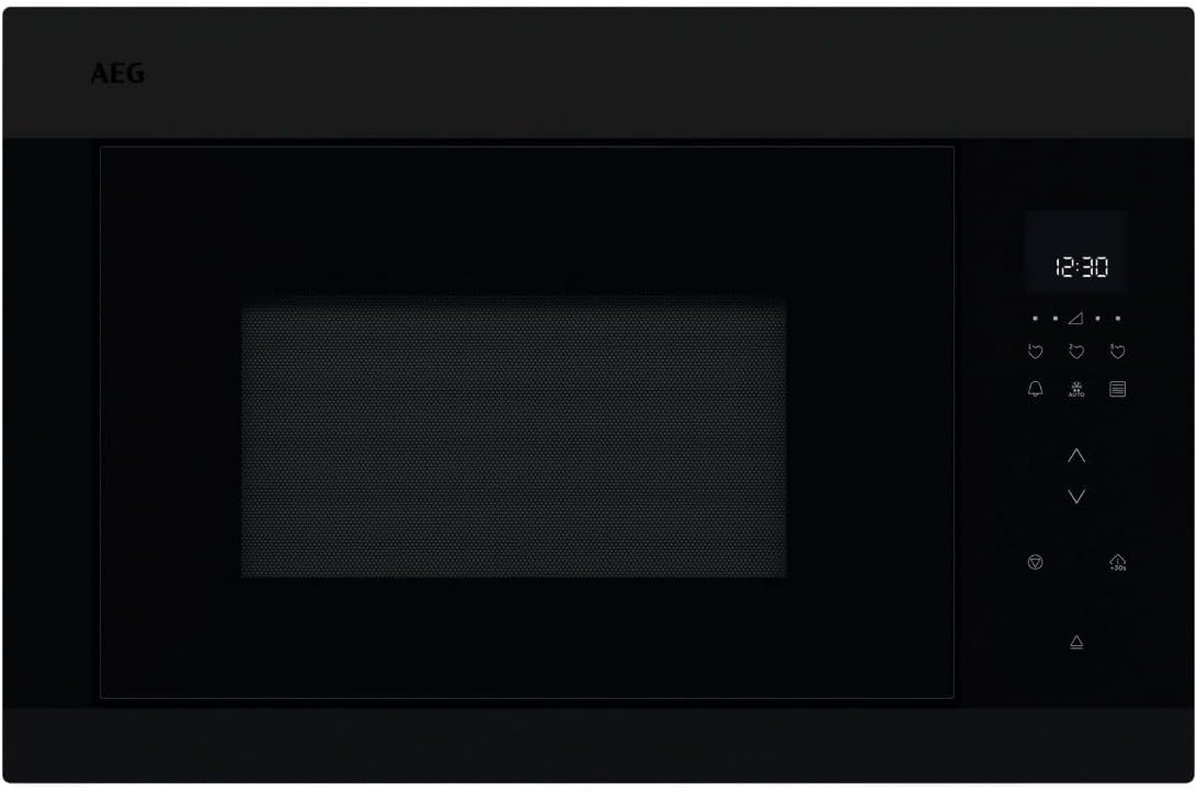 AEG, Kuchenka mikrofalowa, OMB6, 26 l, 1000 W, Czarny, funkcja grilla
